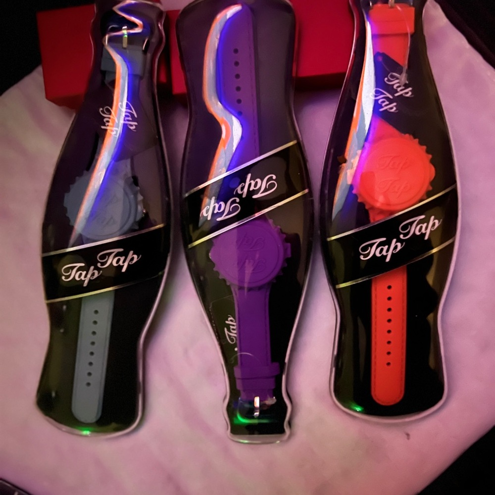 Men's Colorful Watch Set - Black, Purple, Orange